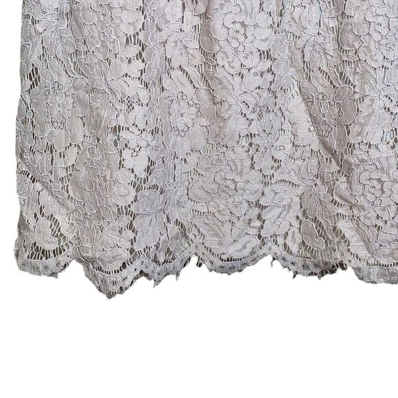 Jenny yoo skirt collection 8 lace eyelet midi skirt coquette delicate dainty - Picture 3 of 6